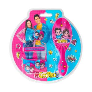 Spazzola Me Contro Te, più accessori per capelli, set completo