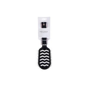  Spazzola Capelli Professionale Soft Touch Nero 23 x 6 cm