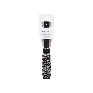 Spazzola Per Capelli Termica Professionale Manico Soft Touch Nero Diametro 4.5 cm