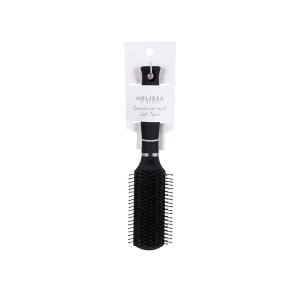 Spazzola Capelli Professionale Soft Touch Nero 23x 5 Cm