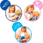 Cicciobello Bua, la Bambola che Reagisce alle Cure della Bambina, con Accessori Interattivi e Infinite Combinazioni di Gioco, per Bambine, da 2 Anni, CCB69000