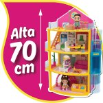 Me Contro Te, Casa Deluxe con due cutie dolls incluse Sofì e Luì, con tante stanze accessoriate e l'ascensore che funziona davvero, MEC57000