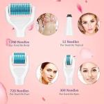 Derma Roller con Spazzola Silicone Pulizia Viso per Anti Acne