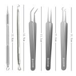 acne pinzette in Acciaio Inox per eliminare l'acne Punti Neri Brufoli