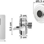 Doccino Easy Universale, doccino per lavandino, flessibile, facile da installare, fissaggio con bioadesivo, pratico e compatto, bianco