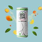 NATURALBOOM, Il primo Mental Drink al Mondo, a base di the verde, zenzero e altri ingredienti, 12 Lattine
