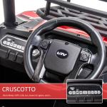 Voiture électrique, Quad électrique mini pour enfants, de 3-8 ans, couleur rouge et noir, HOMCOM