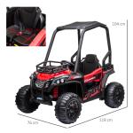Voiture électrique, Quad électrique mini pour enfants, de 3-8 ans, couleur rouge et noir, HOMCOM