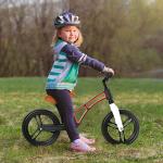 Bici senza Pedali per Bambini 2-5 Anni con Sellino e Manubrio Regolabili in Altezza, colore Nero
