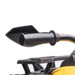Quad électrique pour enfants, 12V, avec feux de travail et pédale, batterie rechargeable, âge 3-5 ans, couleur jaune.