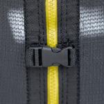 Trampolino elastico, Tappeto Elastico per Bambini e Adulti con Rete e Bordo Imbottito Φ 244 x 244 cm - Blu/Nero