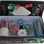 Chips Poker Professionale 100 Fiches Dakota Texa Holdem 100 Chips, gioco carte