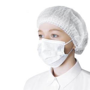 Coiffe de filet à cheveux jetable, 100 pièces, taille unique avec élastique, pour cosmétique, beauté, cuisine, restauration, industrie domestique, blanc