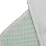 Ciabatte monouso, Pantofole in spugna sintetica chiuse, Ciabattine bianche, per Hotel, SPA, Centri benessere, confezione da 10 Paia, bianco