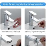 Rubinetto girevole con 2 funzioni di spruzzo, prolunga multifunzionale per cucina, adatto per filettatura esterna M20 M22 M24, girevole a 1440°