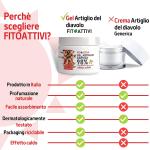 Artiglio del Diavolo Forte, pomata effetto caldo, gel con arnica 98%, ideale per dolori articolari, muscolari e contusioni, 550 ml