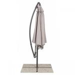 Ombrellone decentrato colore antracite diametro 3 m