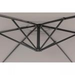 Ombrellone decentrato colore antracite diametro 3 m