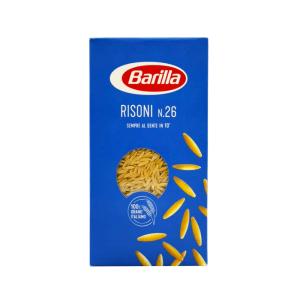 Barilla, Risoni n.26, Pâtes sémola de blé dur, paquets de 500 g