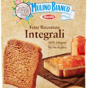 Mulino Bianco, biscottes complètes, 315g, sans huile de palme