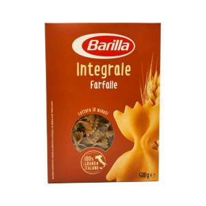 Barilla, Pâtes repas entiers, Papillons, Sémaola de blé dur - 500 g