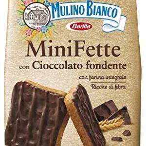 Mulino Bianco, Mini tranches de farine complète, avec chocolat noir, 110g