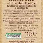 Mulino Bianco Mini Fette Integrali con Cioccolato Fondente, 110g