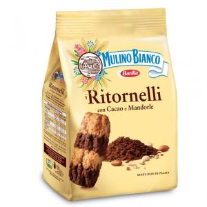 Mulino Bianco Biscotti Frollini Ritornelli con Cacao e Mandorle, 700 gr