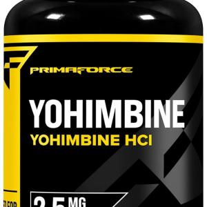 PrimaForce Yohimbine HCl 2,5 mg – 90 Capsule | Integratore Naturale di Supporto Energetico e Gestione Peso