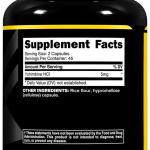 PrimaForce Yohimbine HCl 2,5 mg – 90 Capsule | Integratore Naturale di Supporto Energetico e Gestione Peso
