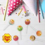 Chupa Chups, Packung mit 150 Stück, verschiedene Geschmacksrichtungen, Erdbeere, Sahne-Brombeere, Vanille, Cola, Himbeere, Kirsche, Orange