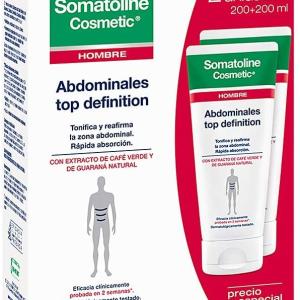 Somatoline uomo, Top Definition Sport Cool, trattamento addominali, per addominali definiti, 2 confezioni 200+200