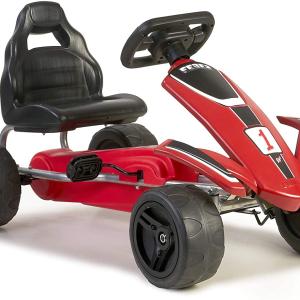 Go-Kart a pedalirt a pedali per Bambini, Feber, rosso e nero