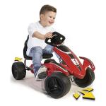 Go-Kart avec pédales pour enfants, Feber, rouge et noir