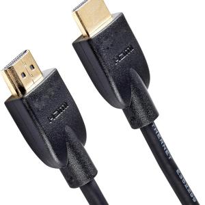 Cavo HDMI 4K da 3 m, alta velocità con Ethernet 18 Gbps, 4K@60 Hz, 2160p, Nero
