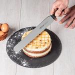 Arcos Serie Universal, Spatola Cucina, Lama Acciaio Inossidabile NITRUM 300 mm, Manico Polioxymetilene (POM), Colore Nero