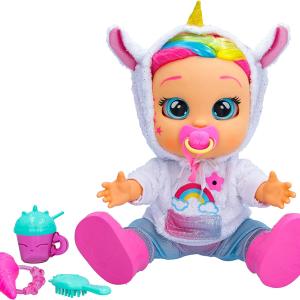 CRY BABIES First Emotions Dreamy, Bambola Interattiva con Movimenti e Versi da Bambino, Gioco per Bambine e Bambini +3 anni