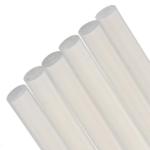 Stick silicone pistola a caldo, 6 bastoncini di colla a caldo trasparenti 10.5 x185 mm, trasparente, Pincello