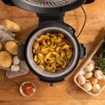 Pentola programmabile con friggitrice ad aria e bilancia, Olla GM H Deluxe Fry, robot da cucina multifunzione, 6 litri,