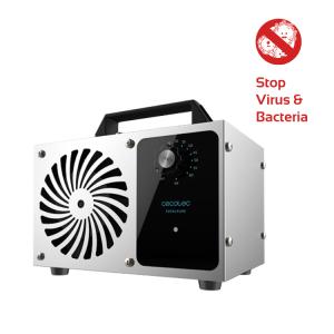 Generatore di ozono, TOTALPURE 4000 120W, 2 in 1 e ionizzatore per aria, acqua e cibo, rimuove virus, Cecotec