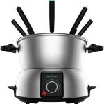 Set per fonduta elettrico in acciaio inossidabile, 1000 W, 8 forchette, perfetto per formaggio, cioccolato e olio, Cecotec