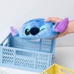 Astuccio in peluche scuola elementare media, bambina, Stitch Disney, 20x9x5cm tessuto felpato