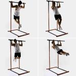 Barre de fitness et de traction multifonctionnelle pour l'entraînement à domicile