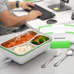 Portavivande Elettrico Pro Innovagoods 50W Bianco Verde 