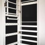 Kleiderschrank, Schmuckkästchen, Modeschmuck, zum Aufhängen, mit Spiegel, Wandbefestigung 119 x 35 x 9 cm