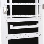 Kleiderschrank, Schmuckkästchen, Modeschmuck, zum Aufhängen, mit Spiegel, Wandbefestigung 119 x 35 x 9 cm