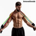 Bande Elastiche Elastici Fitness Set di 5 Fasce di Resistenza di Palestra in Casa