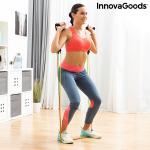 Bande Elastiche Elastici Fitness Set di 5 Fasce di Resistenza di Palestra in Casa