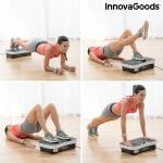 Plateforme vibrante avec accessoires pour les exercices de fitness.