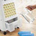 Climatiseur évaporatif écologique, sans ventilateur, ioniseur, ventilateur, refroidisseur et humidificateur, avec lampes LED